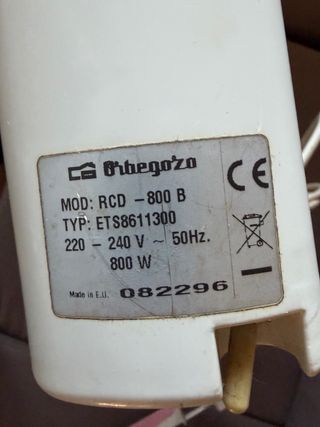 Radiador Orbegozo Blanco