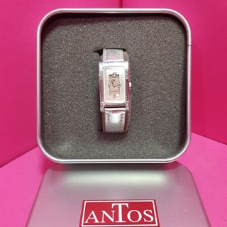 Reloj pulsera señora Antos IK rectangular plateado (Sin Uso