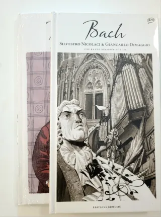 4 cómics musicales:Bach, Ravel, Bartok, Sain-Saëns