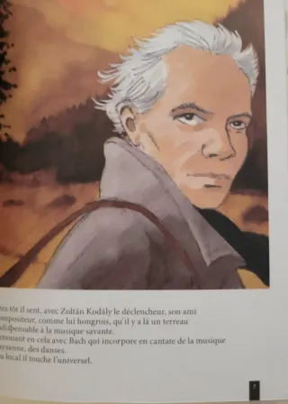 4 cómics musicales:Bach, Ravel, Bartok, Sain-Saëns