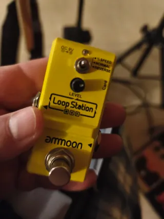 Pedal Looper Ammoon Loop Station Amarillo