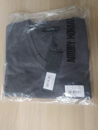 Camiseta Antonio Morato Gris V-Neck