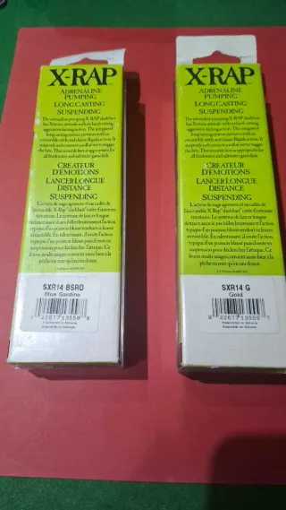 Lote 2 señuelos pesca Rapala X-Rap