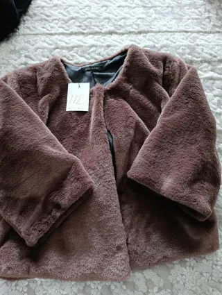 Chaqueta pelo marrón