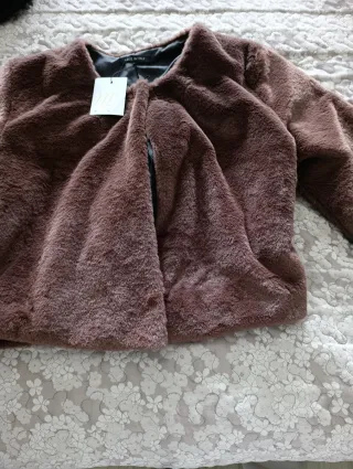 Chaqueta pelo marrón