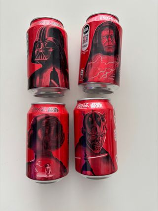 Latas Coca-Cola Star Wars Colección