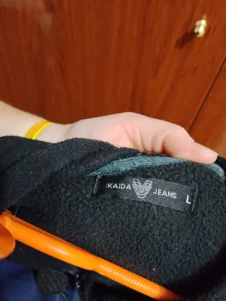 Chaqueta chándal hombre negra