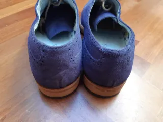 Zapatos de ante azul Scalpers talla 41