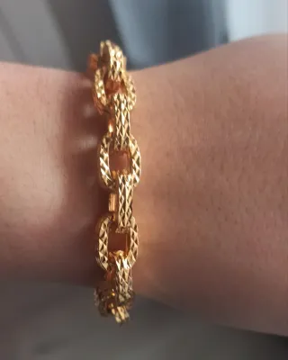 Pulsera Acero  dorada