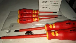 Juego 5 Destornilladores Aislados Wurth VDE x5