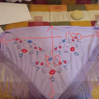 Ropa antigua del baúl de la abuela . Traje regiona