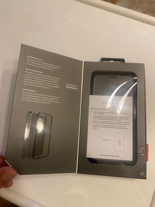 Custodia Black Rock 360° in vetro per iPhone Xs/X