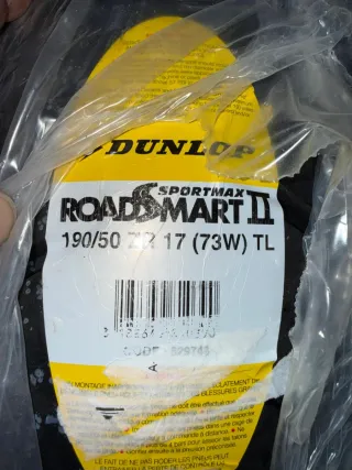 Dunlop 190/50 ZR17 73W TL Gomma Moto Nuova
