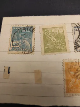 Sellos Antiguos: México, Brasil, Argentina Elige