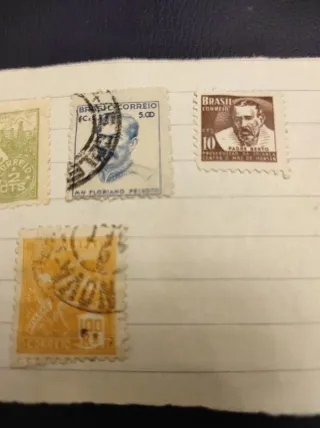 Sellos Antiguos: México, Brasil, Argentina Elige