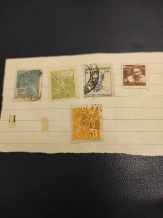 Sellos Antiguos: México, Brasil, Argentina Elige