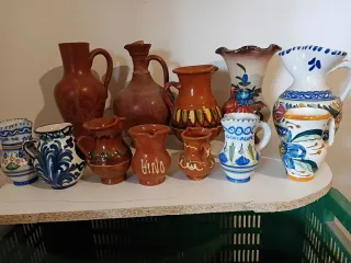 jarritas ,  botijos ,juego de té,