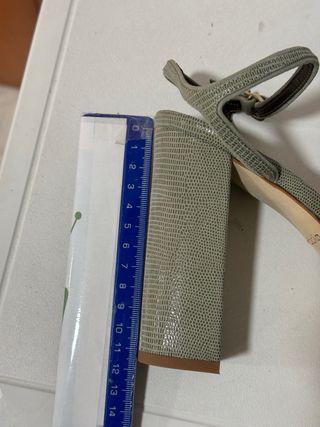 Sandalias Flor de Asoka Verde Talla 39