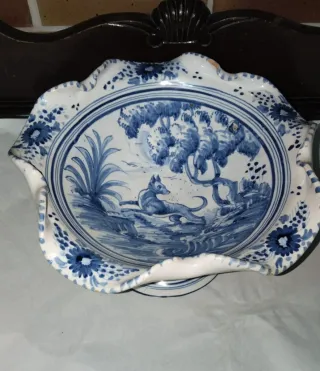 Frutero Cerámica Antigua  Talaverano