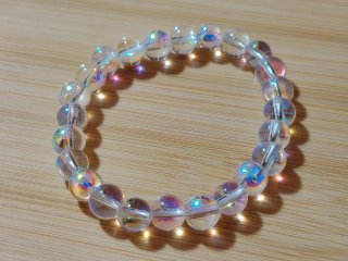 Bracciale Quarzo Aura 8mm Misura 16