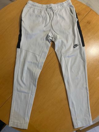 Pantalón de chándal Nike blanco y negro