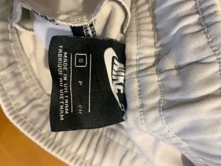 Pantalón de chándal Nike blanco y negro