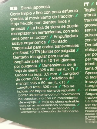 Sierra Japonesa PARKSIDE