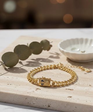 Pulseira Correntaria Luxo Semi Joia Dourada