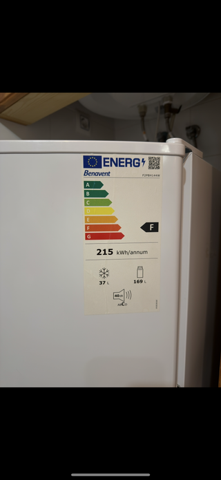 Frigorífico Benavent F 215 kWh/año