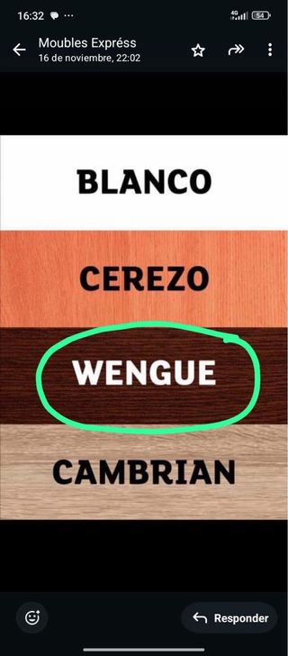 Canapé abatible wengué NUEVO – Gran almacenaje |