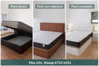 Canapé abatible wengué NUEVO – Gran almacenaje |