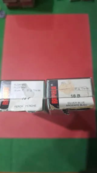 Lote 2 señuelos pesca Rapala Original,  18 cm.