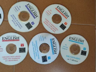 Lote 7 CDs Curso Inglés The Learning Company