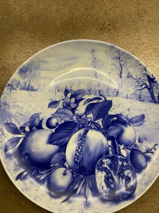 Set 3 piatti Limoges porcellana