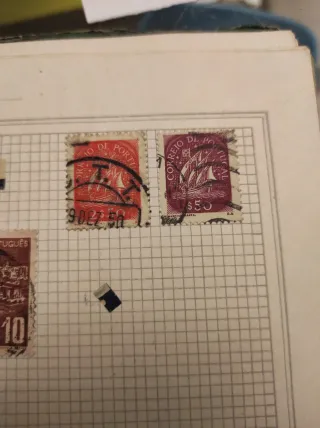 Sellos antiguos Venezuela y Portugal Elige