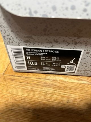 Jordan 4 Craft Photon Dust Talla 42,5