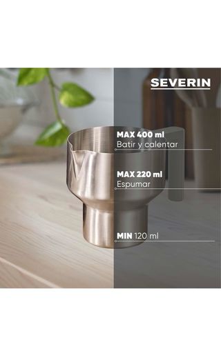 ¡CHOLLO! SEVERIN Espumador Leche Inducción