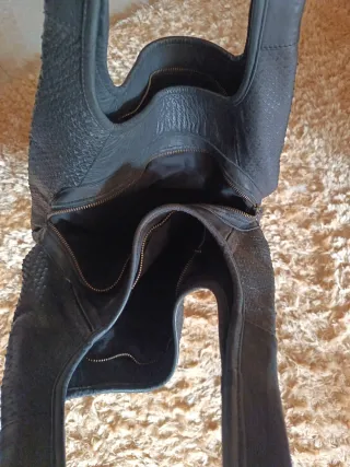 Bolso Vera Pelle Negro Piel Serpiente