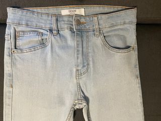 Pantalones Azules Bershka - Talla S