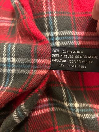 Chaqueta Cuero Diesel 90s Flecos Marrón