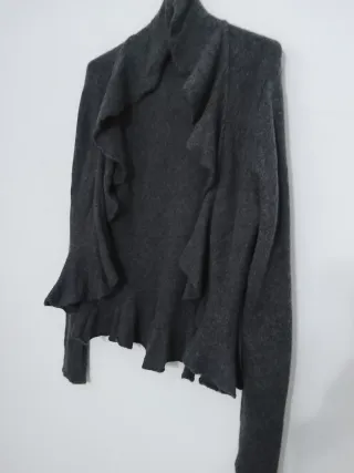 Giacchettina donna grigia con volant