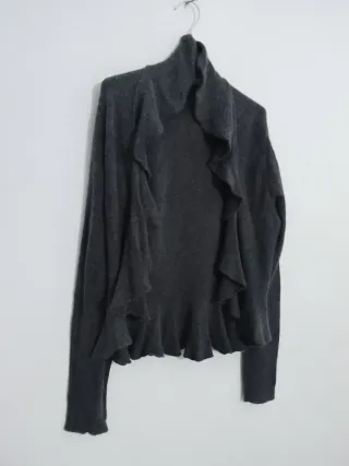 Giacchettina donna grigia con volant