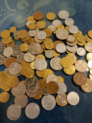 Lote de monedas antiguas francesas