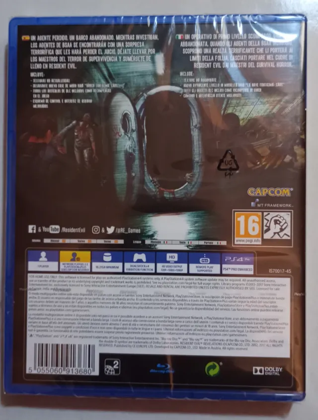 Resident Evil Revelations PS4 precintado ES
