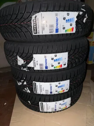 2/4 Gomme nuove  Firestone 4 stagioni 155/65 R14