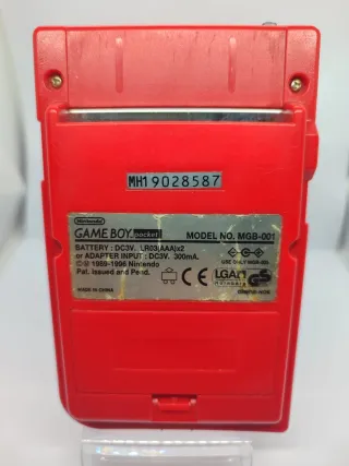 Nintendo Game Boy Pocket Rossa con scatola originale