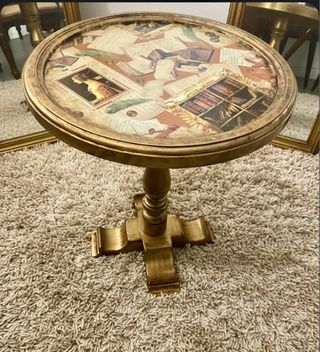 Tavoli ausiliari Regency dorati