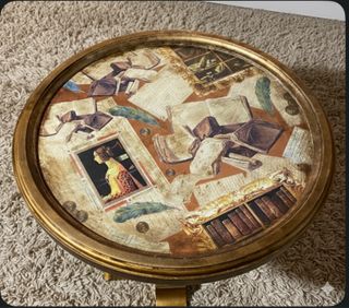 Tavoli ausiliari Regency dorati