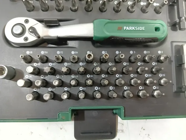 Set 81 Piezas PARKSIDE Carraca