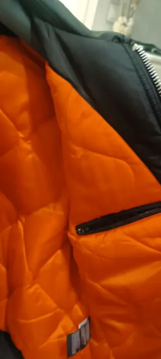 Cazadora piloto Schott Negra